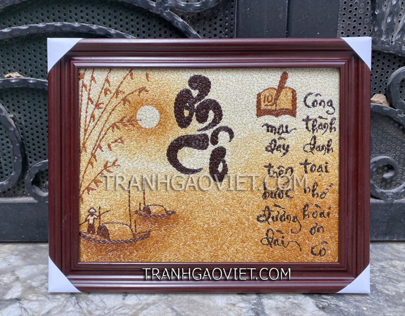 tranh gạo ơn c&ocirc;