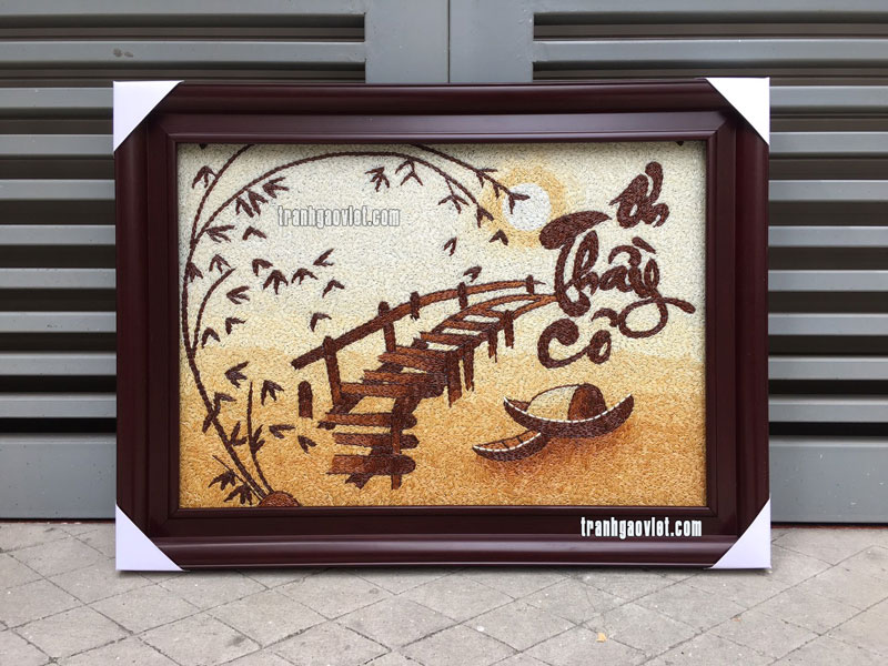 tranh gạo ơn thầy c&ocirc;