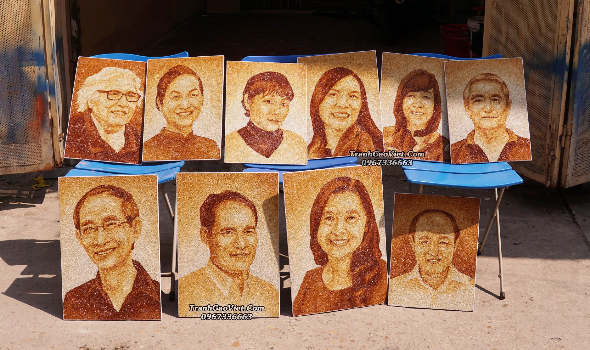 tranh tặng thầy c&ocirc; trường mericuri