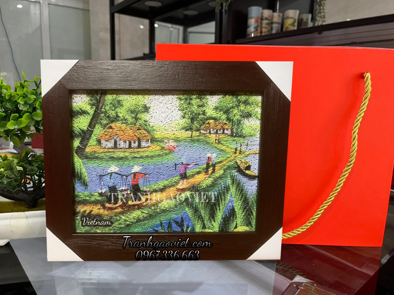 tranh phong cảnh s&ocirc;ng nước 