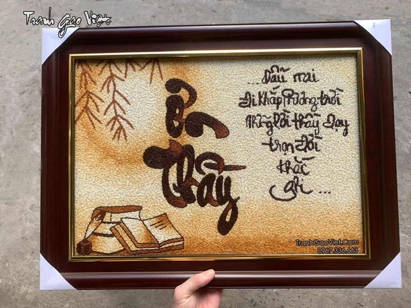 tranh gạo ơn thầy