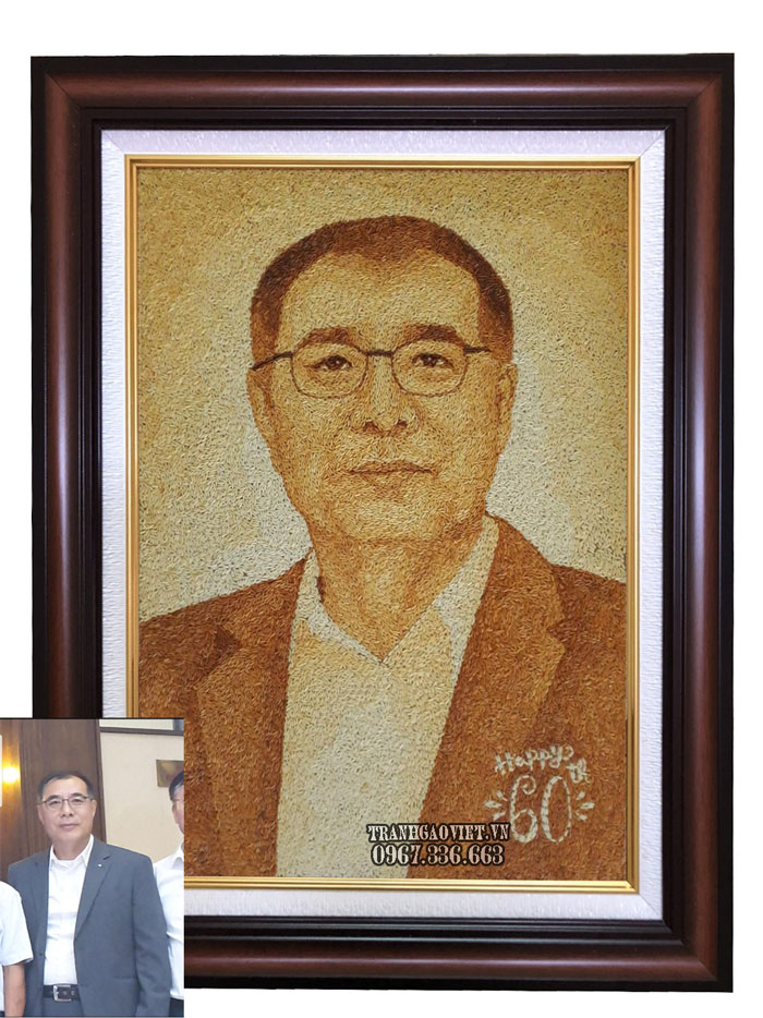 tranh ch&acirc;n dung qu&agrave; tặng