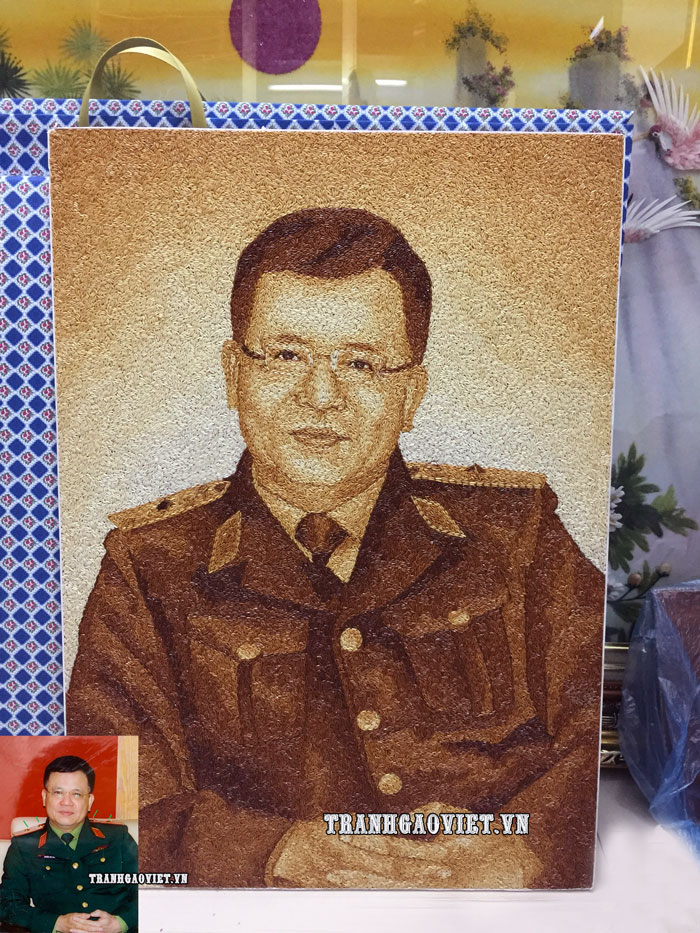 Tranh kh&aacute;ch đặt l&agrave;m qu&agrave; tặng bố độc đ&aacute;o v&agrave; &yacute; nghĩa