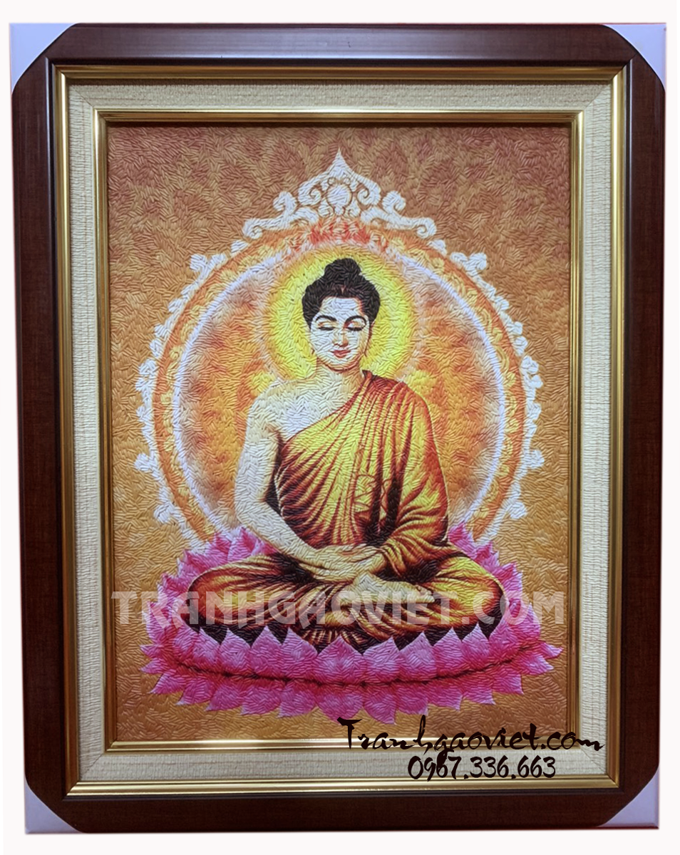 tranh phật th&iacute;ch ca m&acirc;u ni