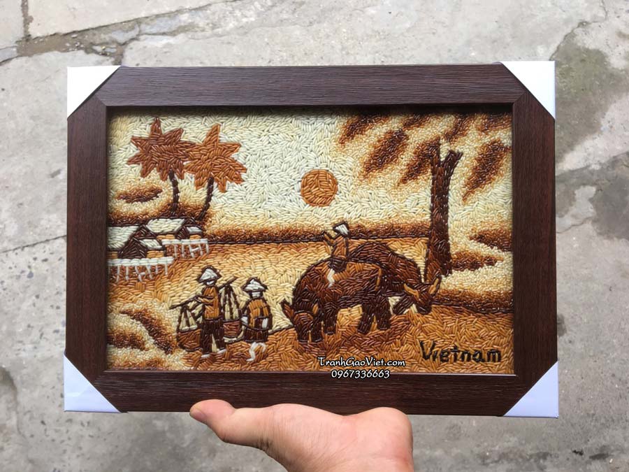 Tranh gạo chăn trâu