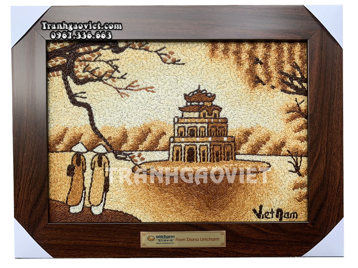 tranh gạo th&aacute;p r&ugrave;a
