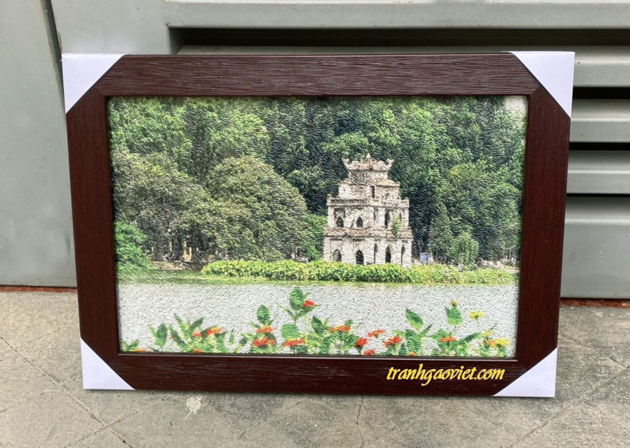 Tranh gạo th&aacute;p r&ugrave;a