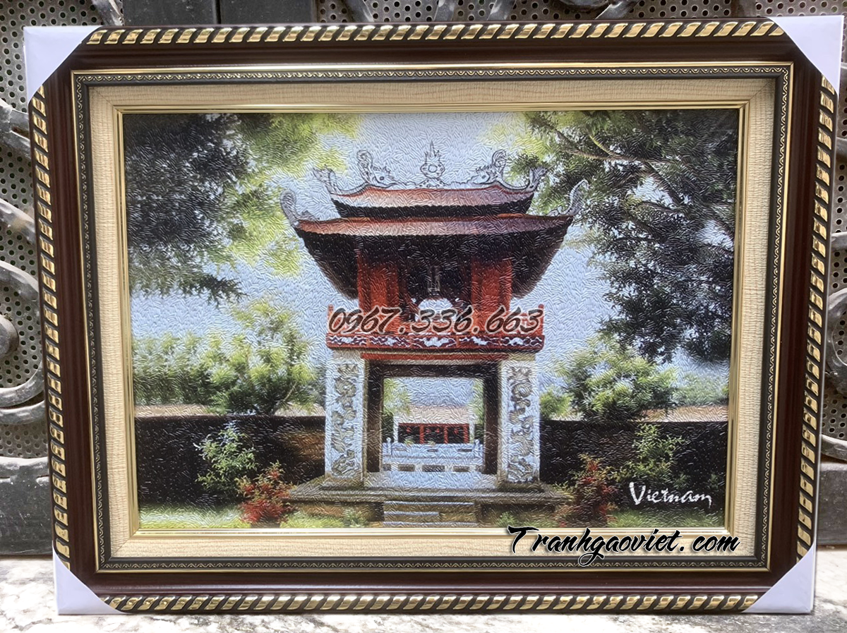 tranh gạo văn miếu