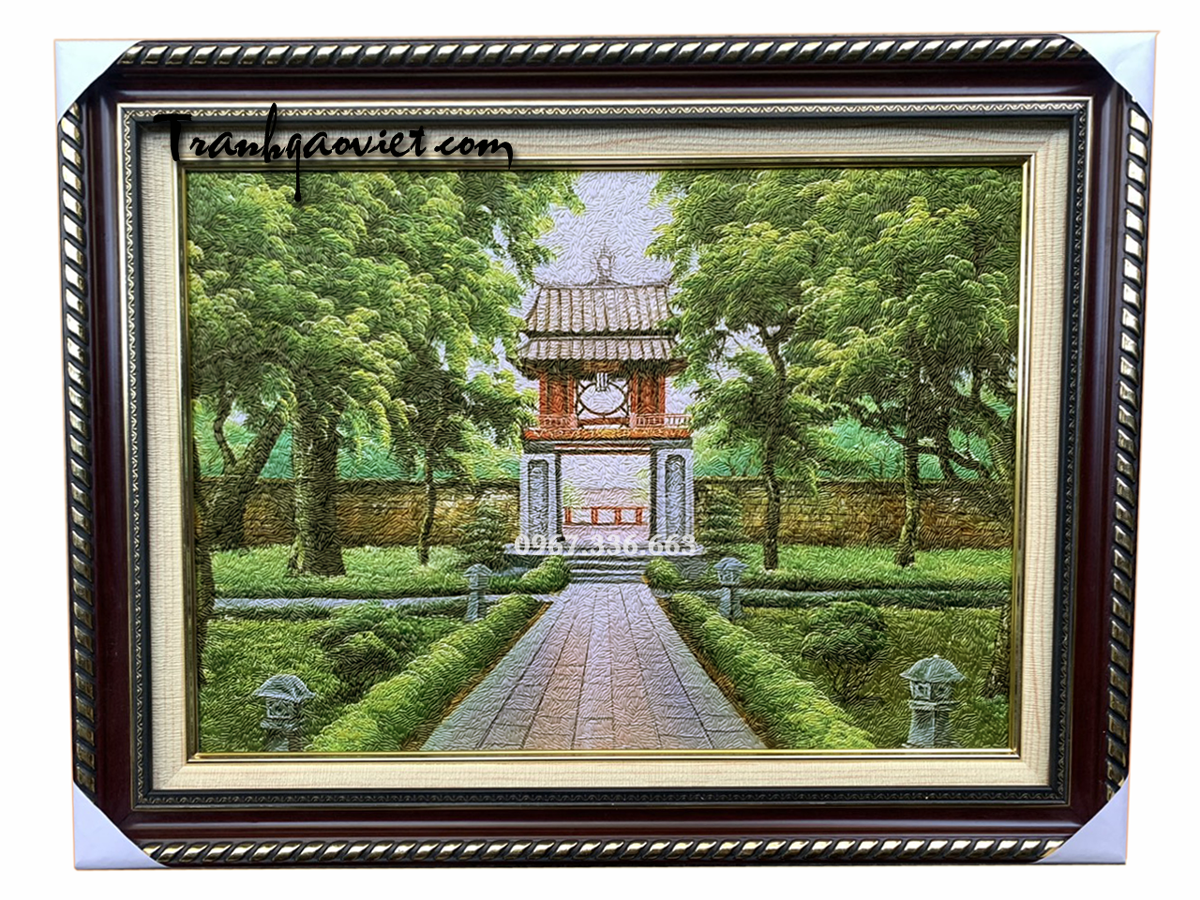 tranh gạo văn miếu quốc tử gi&aacute;m