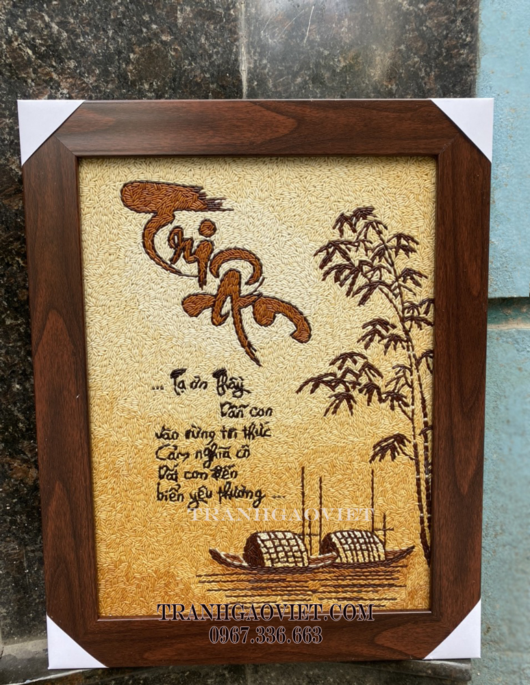 tranh gạo tri &acirc;n