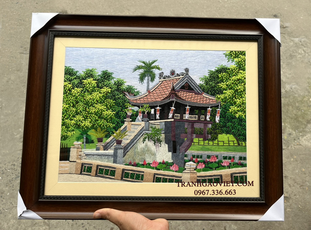 tranh ch&ugrave;a một cột