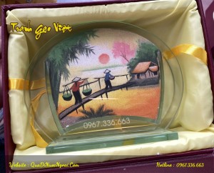 Tranh cát phong cảnh sông nước PC01