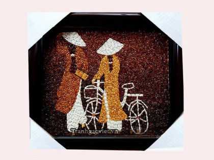 Áo dài và xe đạp