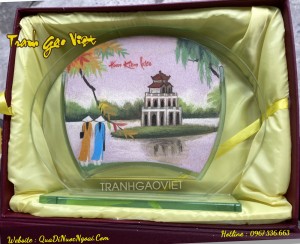 Tranh cát Tháp Rùa Hà Nội TC07