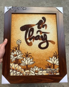 Tranh gạo ơn Thầy