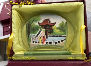 Tranh cát Chùa Một Cột