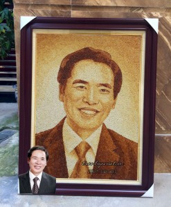 Tranh chân dung quà tặng đối tác người nước ngoài