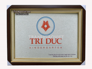 Quà tặng nhà trường Tranh gạo logo