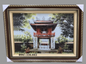 Tranh Văn Miếu Quốc Tử Giám