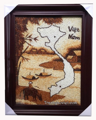 Bản đồ việt nam và cậu bé chăn trâu