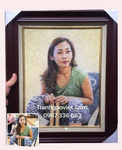 Tranh tặng người bạn nước ngoài