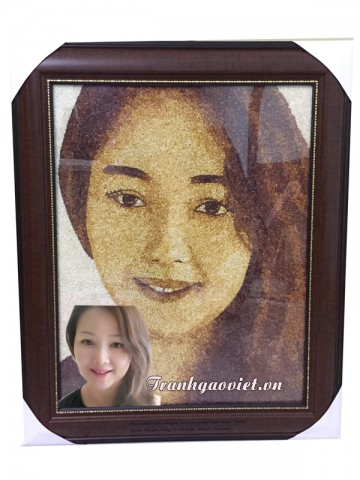 Chân dung cô gái người nước ngoài 