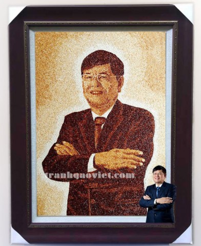 Tranh chân dung khách đặt cấp trên