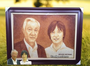 Quà tặng người Nhật| Tranh chân dung