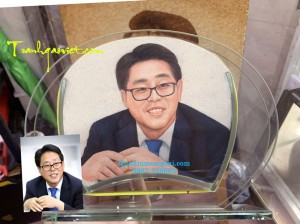 Tranh cát Chân dung Quà tặng Sếp