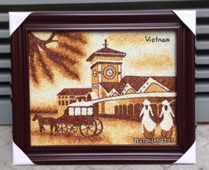 Tranh Chợ Bến Thành