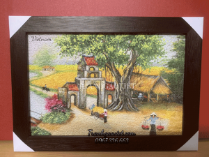 Tranh phong cảnh làng quê