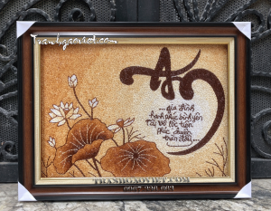 Tranh gạo chữ An