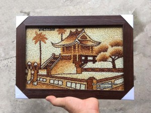 Tranh gạo chùa một cột