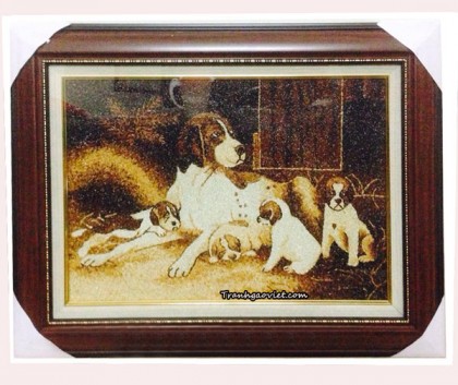 Tranh gạo gia khuyển