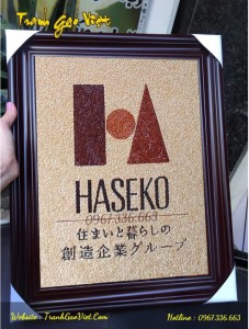 Quà tặng đối tác logo Haseko