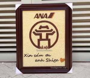 Quà tặng người nước ngoài Tranh logo THD029