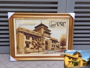 Tranh đặt của Trường ĐHQGHN