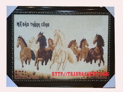 Tranh gạo Mã đáo thành công 2