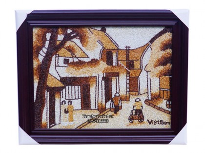 Tranh gạo phố cổ