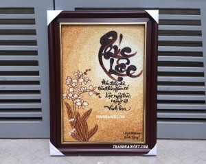 Tranh thư pháp chữ