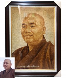 Tranh chân dung Mừng Khánh Tuế