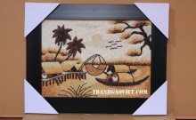 Tranh gạo sông quê