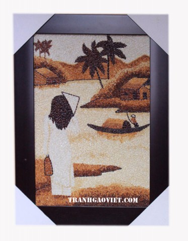 Cô gái áo dài và dòng sông