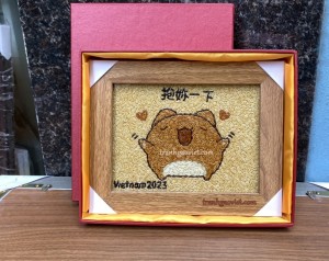 Tranh để bàn xếp hình theo yêu cầu