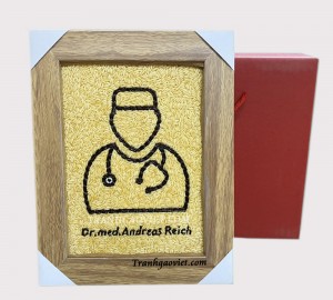 Tranh gạo để bàn đặt theo yêu cầu