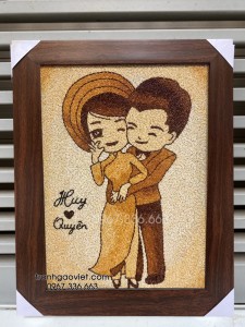 Tranh tặng đám cưới xếp theo yêu cầu