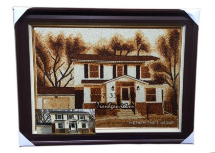 Tranh tặng đối tác của Vietnam pho's  group