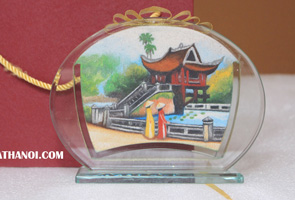 Tranh cát chùa 1 cột